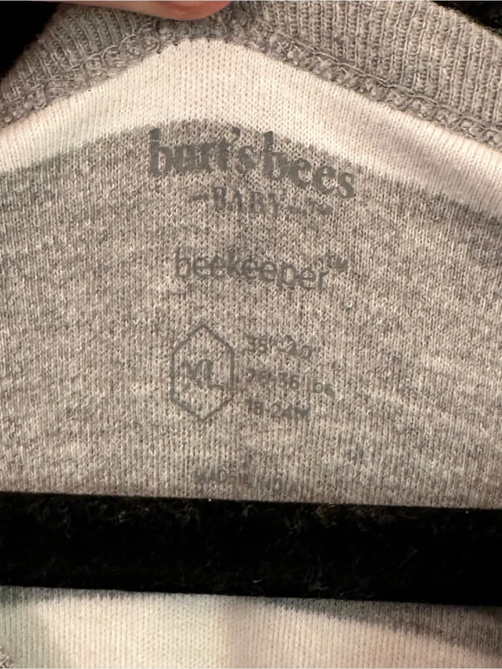 Burt’s Bees 100% Cotton Beekeeper Striped Sleep Sack - XL